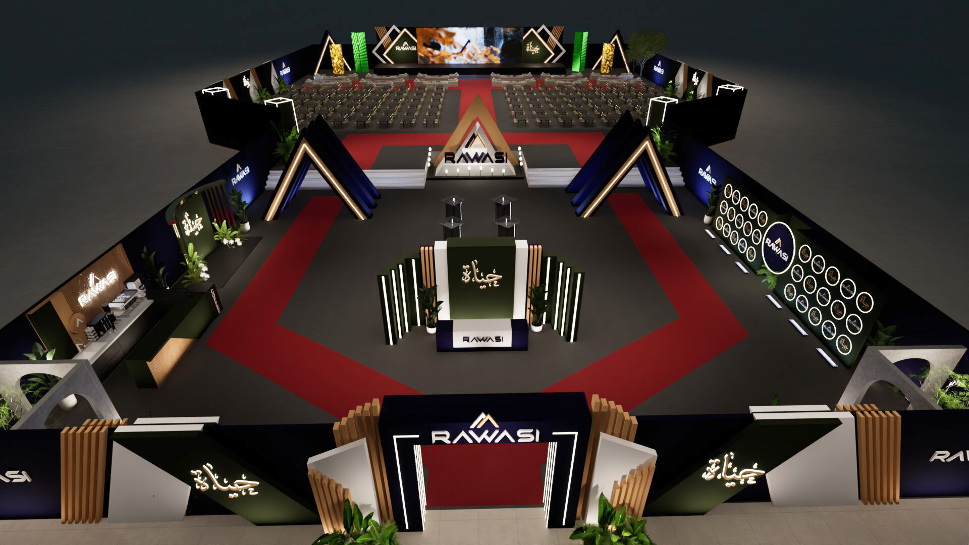 Option B — 3D Event Visualization