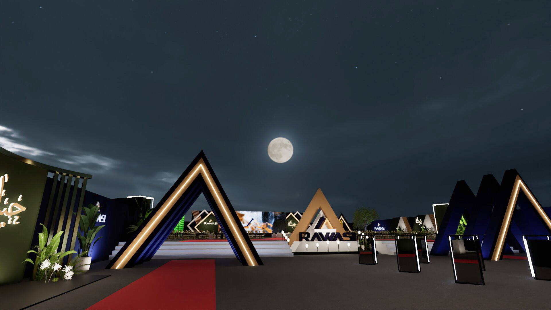 Illuminated Apex Monument