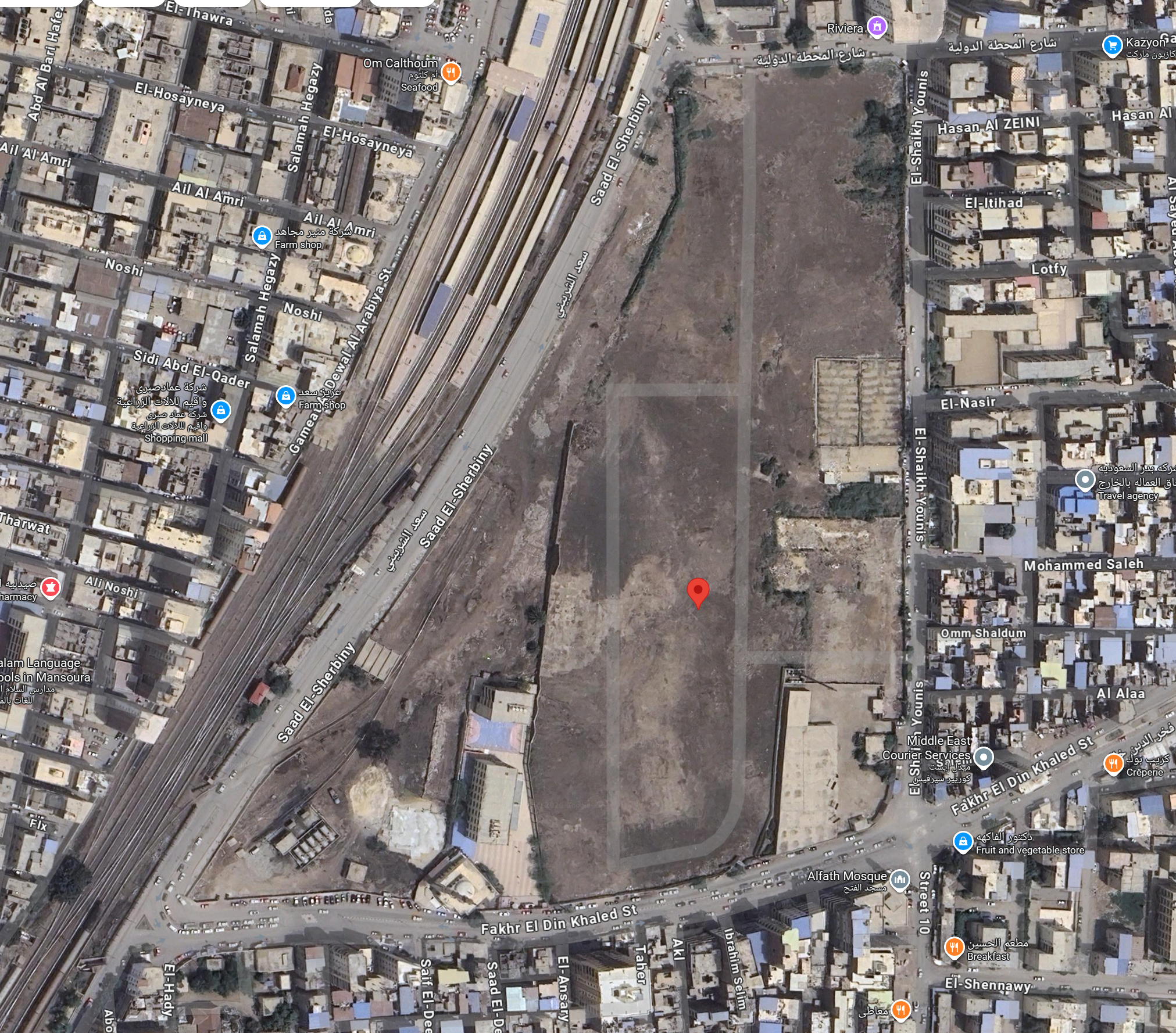 Satellite map